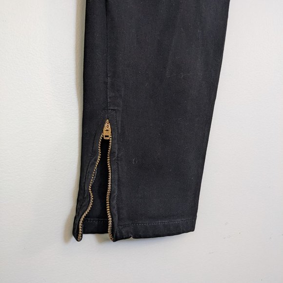 American Apparel black denim high-waist jeans - Picture 4 of 6